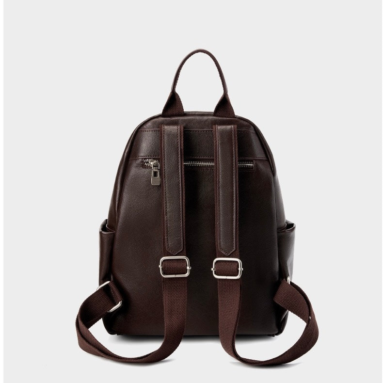 Chic Genuine Leather Multifunctional Backpack for Modern Women