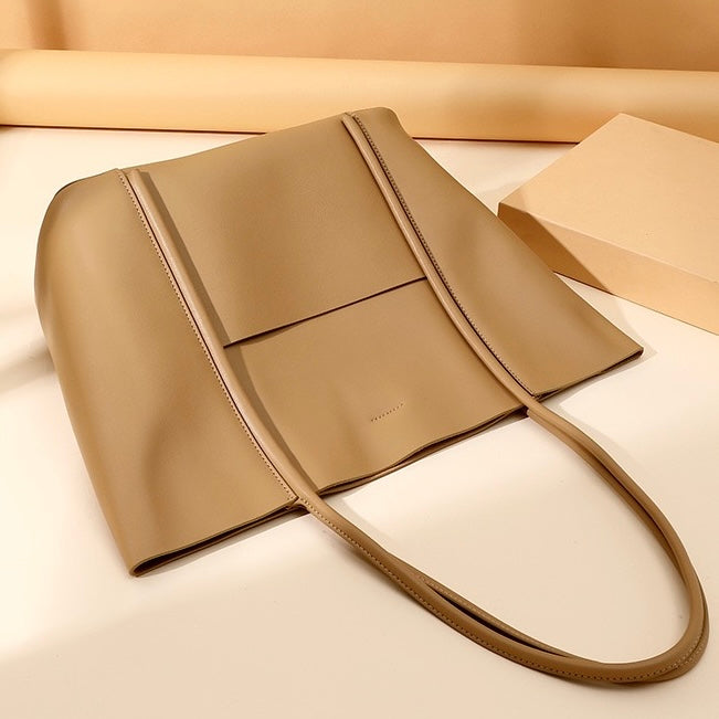 Genuine Leather Summer Tote Bag for Elegant Sophistication