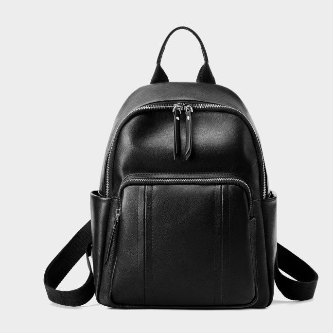 Chic Genuine Leather Multifunctional Backpack for Modern Women