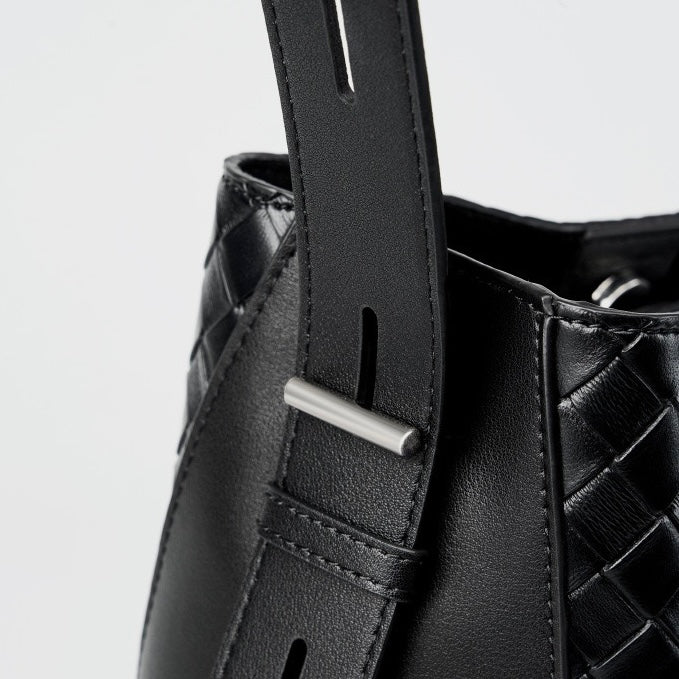 Exquisite Handwoven Cowhide Crossbody and Shoulder Bag