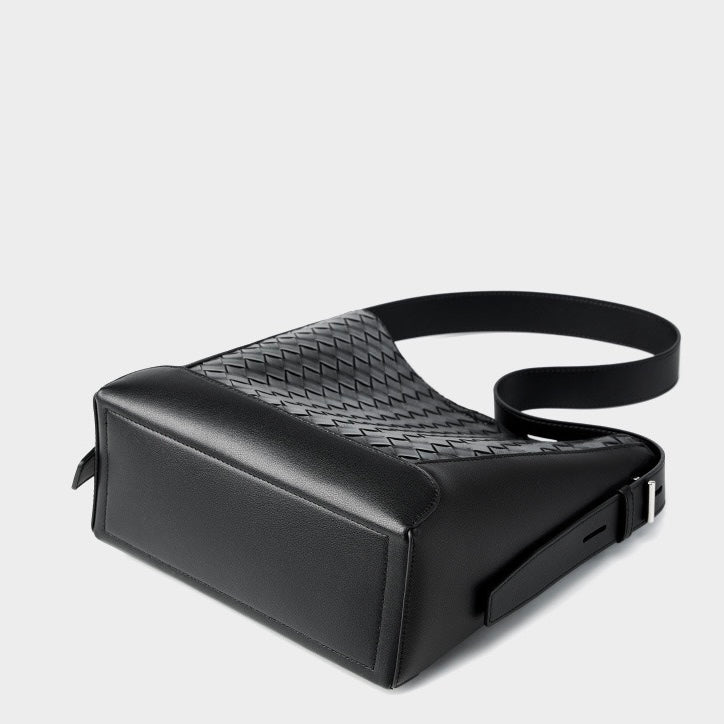 Exquisite Handwoven Cowhide Crossbody and Shoulder Bag