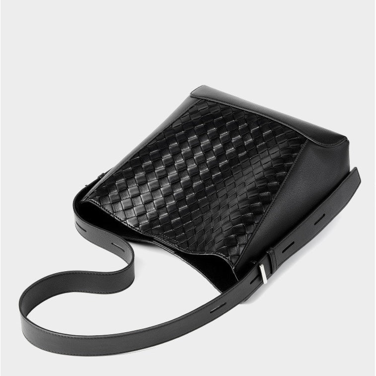 Exquisite Handwoven Cowhide Crossbody and Shoulder Bag