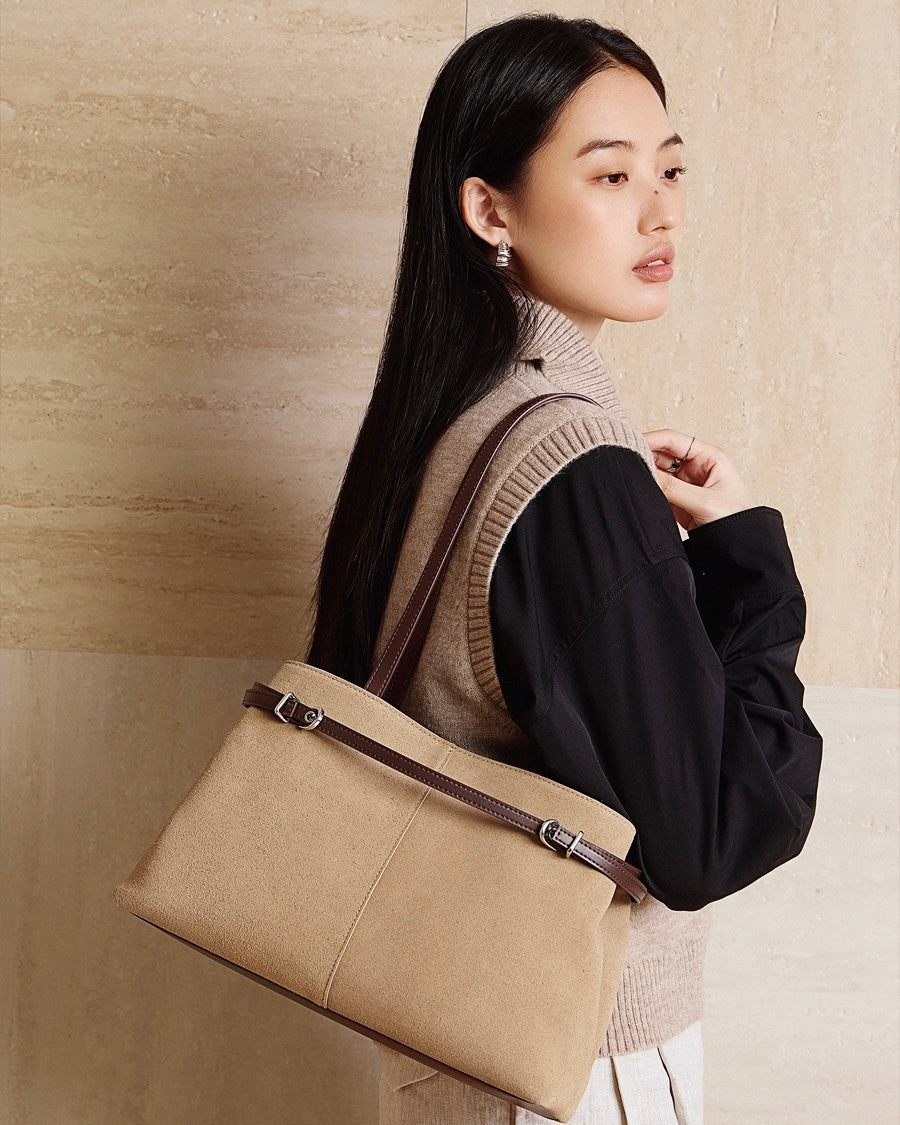 Urban Elegance Genuine Leather Shoulder Bag