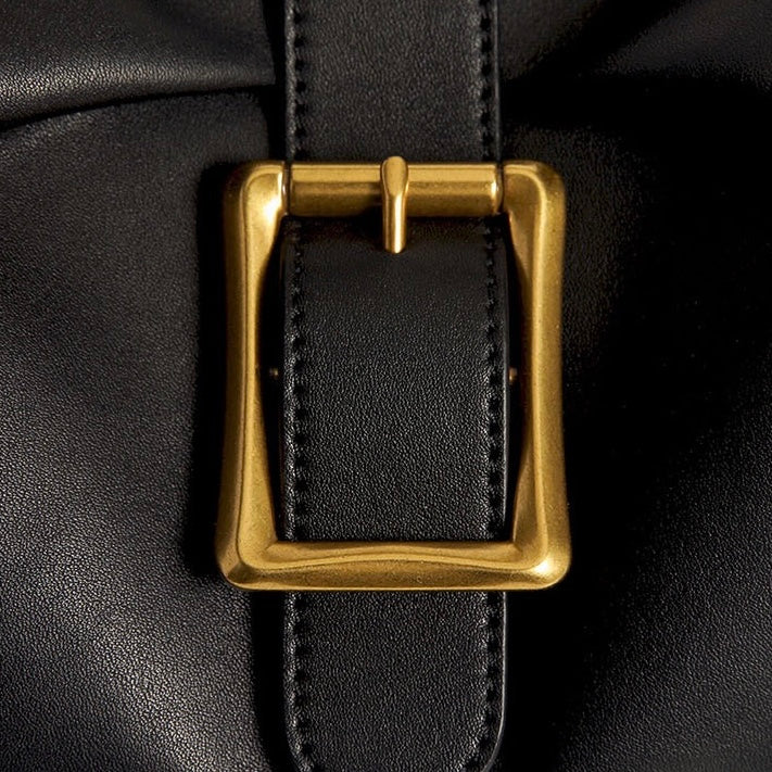 Genuine Leather Baguette Bag – Spring 2025 Collection for Timeless Elegance