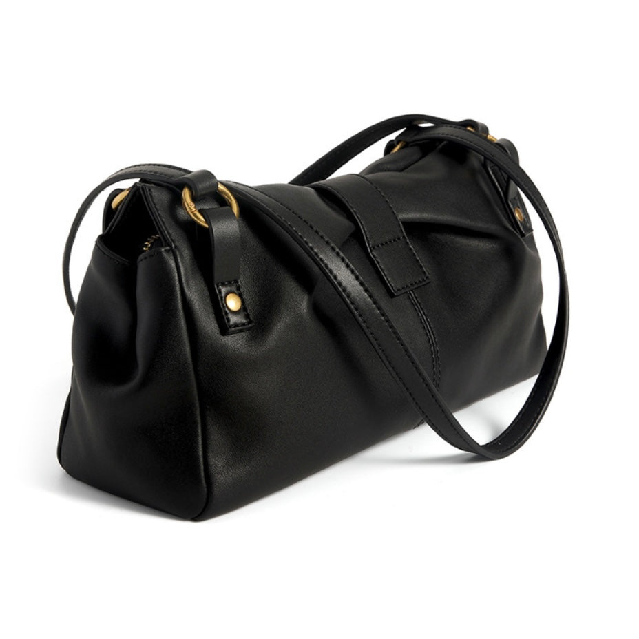 Genuine Leather Baguette Bag – Spring 2025 Collection for Timeless Elegance
