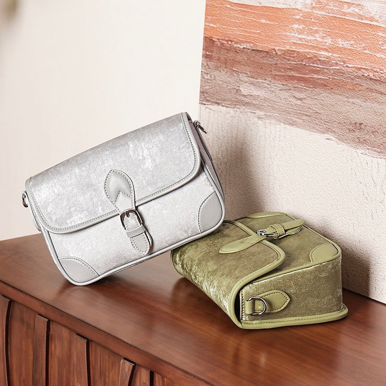 Lumina Luxe Genuine Leather Satchel