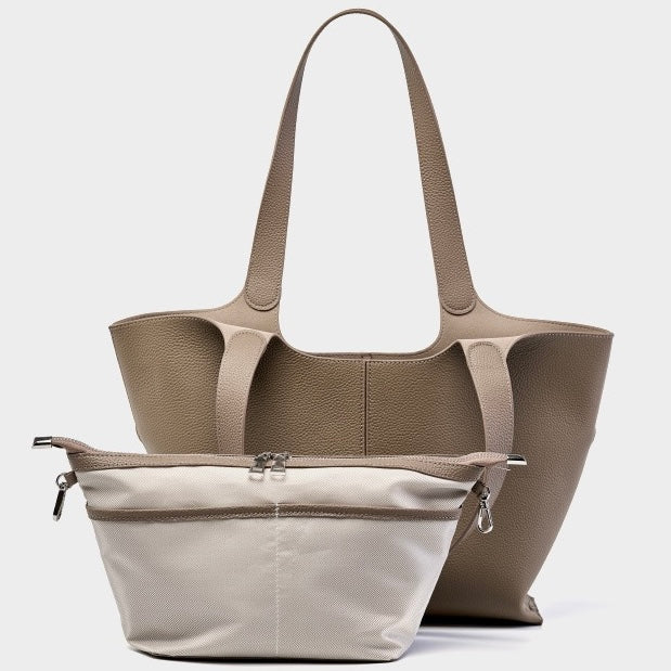 2025 Luxe Genuine Leather Commuter Tote Bag