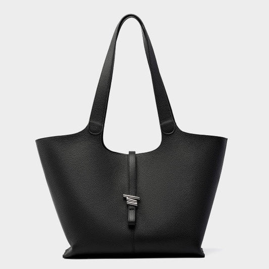 2025 Luxe Genuine Leather Commuter Tote Bag