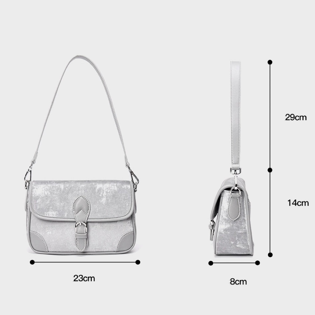 Lumina Luxe Genuine Leather Satchel