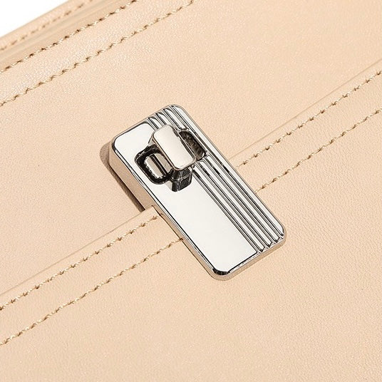 Sophisticated Women's Genuine Leather Commuter Messenger Bag