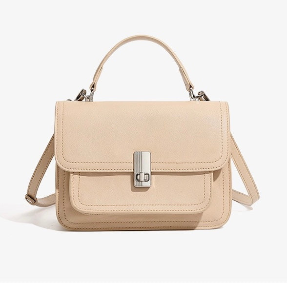 Sophisticated Women's Genuine Leather Commuter Messenger Bag