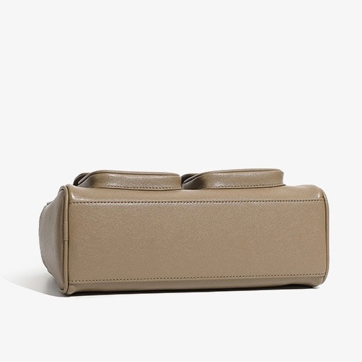 Timeless Vintage Leather Bowling Bag for Women