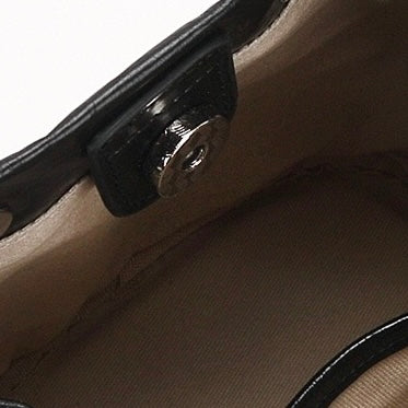 Quilted Genuine Leather Chain Bucket Bag for Elevated Style