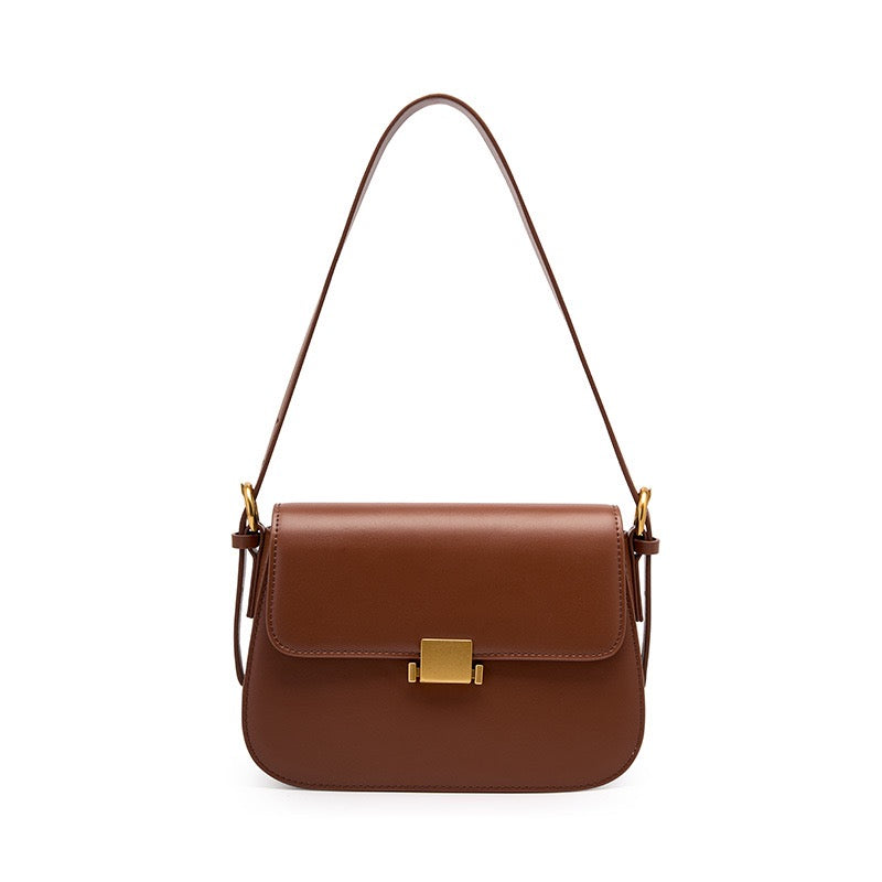 Luxury Minimalist Genuine Leather Crossbody Bag for Women