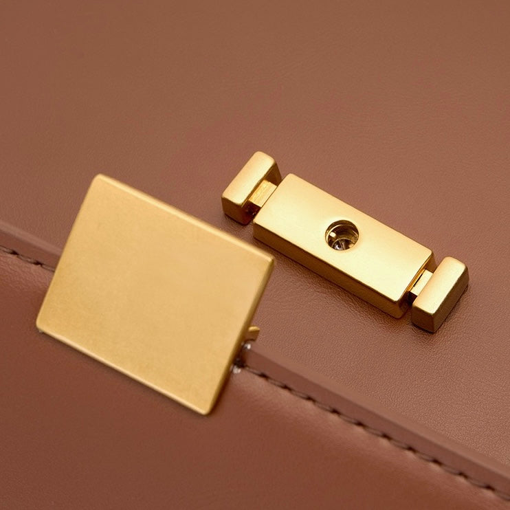 Luxury Minimalist Genuine Leather Crossbody Bag for Women
