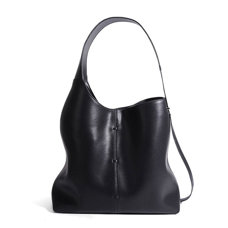 Premium Leather Large Capacity Tote Bag for Modern Elegance