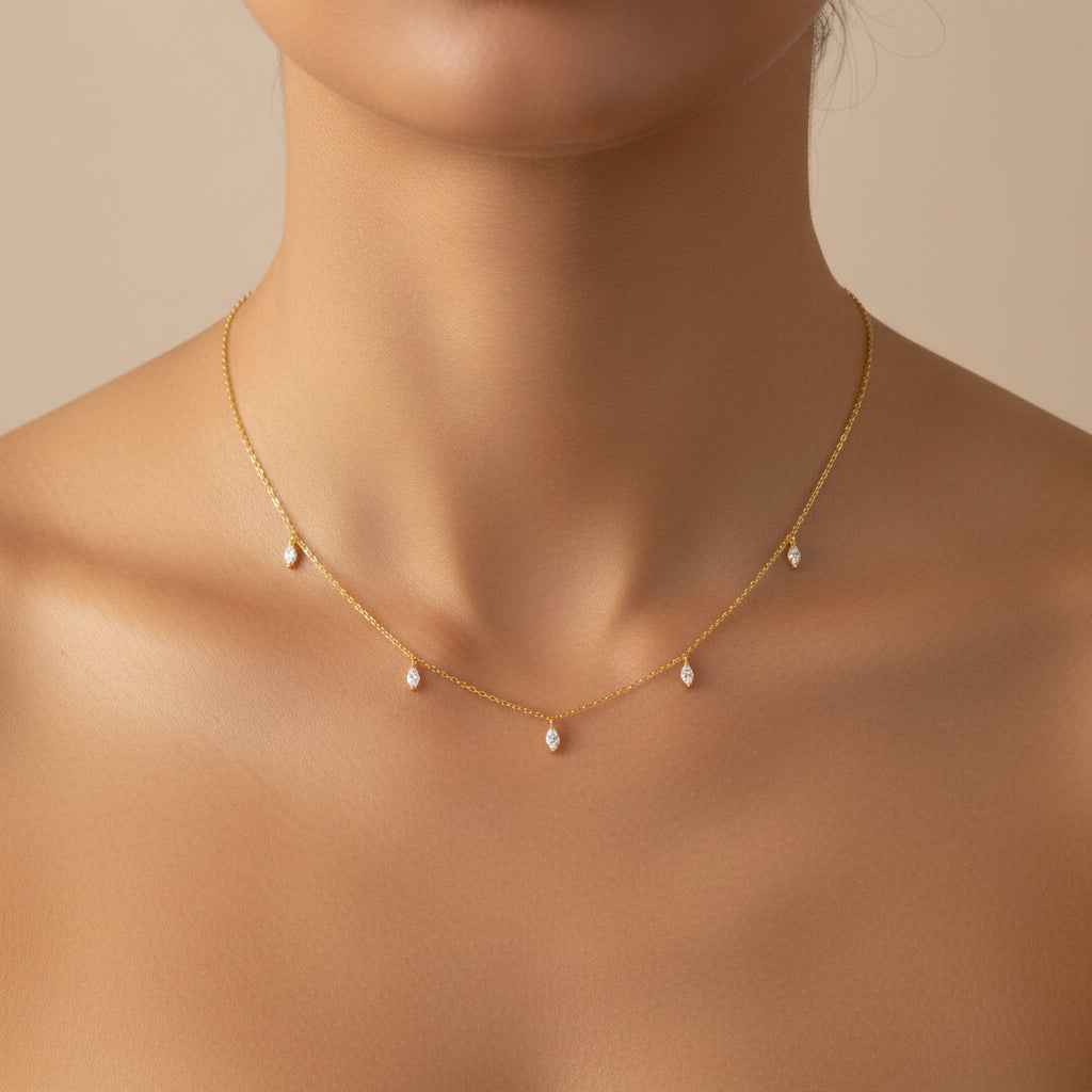 Vita Giulia - Five CZ Marquise Stones Velanci