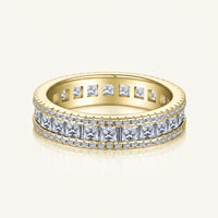 Lumen Ring Aria - Slim Vermeil Womens Ring, 18K Gold Vermeil Over Silver, 4.5mm Band Velanci