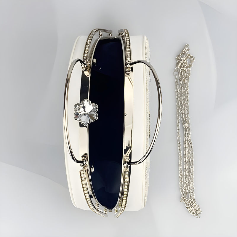 Velanci Natalia Luxe Rhinestone Clutch Bag