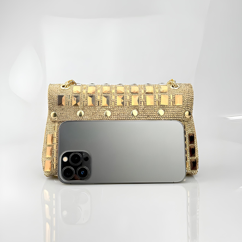 Velanci Serena Gemstones Luxury Clutch Bag