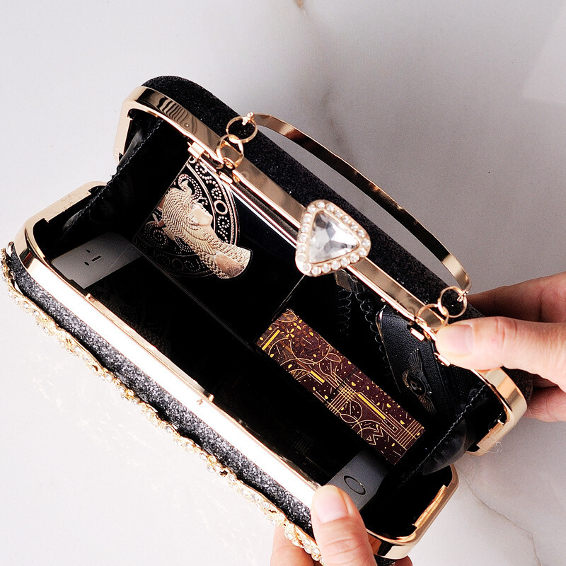 Velanci Leonora Radiant Rhinestone Clutch Bag