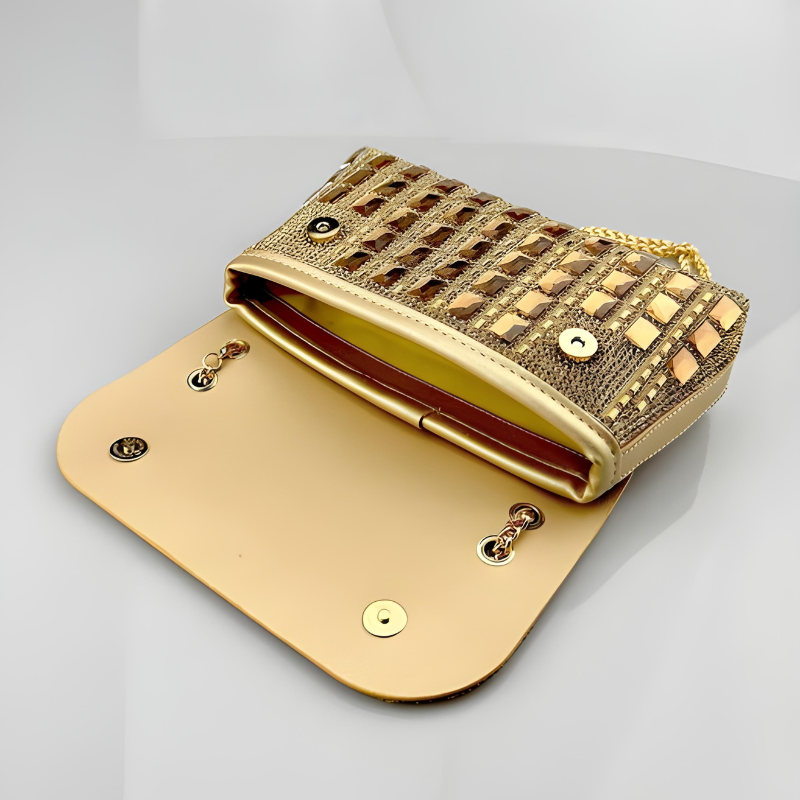 Velanci Serena Gemstones Luxury Clutch Bag