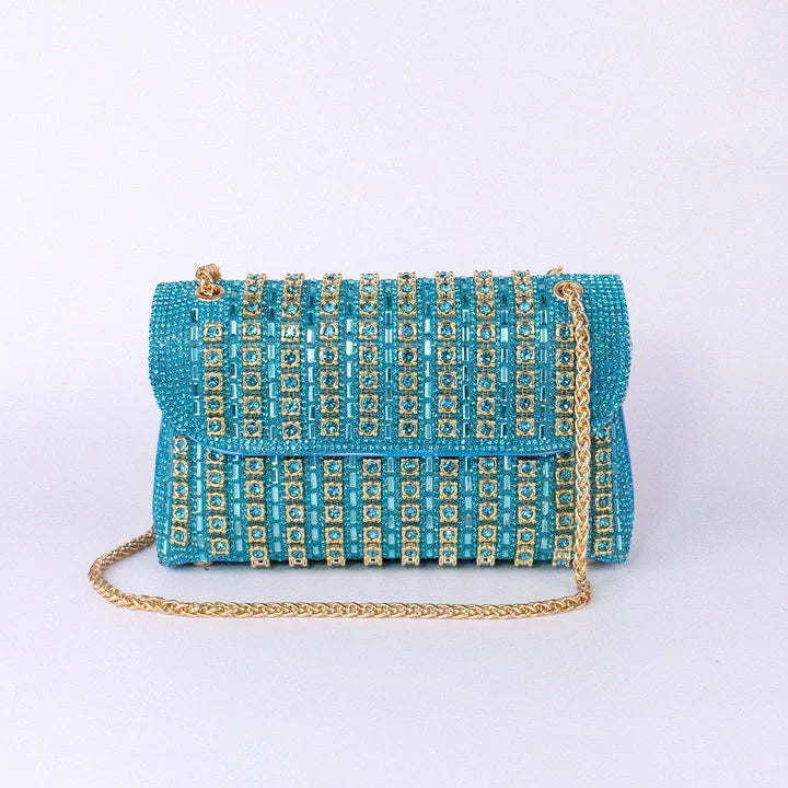 Velanci Claudia Gemstones Clutch: A Statement of Elegance