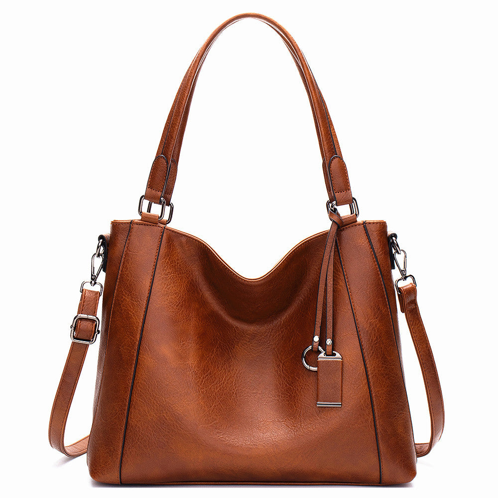 Gemma Luxe Leather Shoulder Bag
