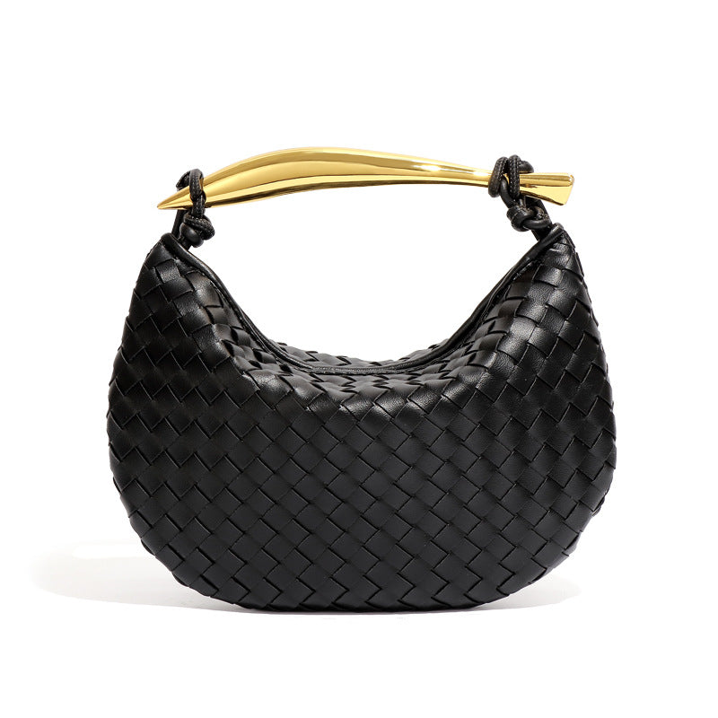 Velanci Genevieve Handwoven Leather Handbag