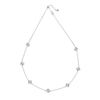 Sterling Silver Clover Necklace Lucia - Sunburst Charms Velanci