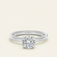 Ring Allegra - 1ct Round-Cut CZ Solitaire Velanci