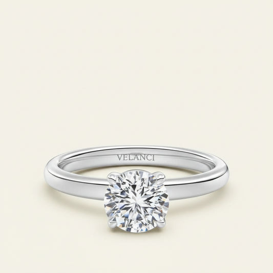 Ring Allegra - 1ct Round-Cut CZ Solitaire
