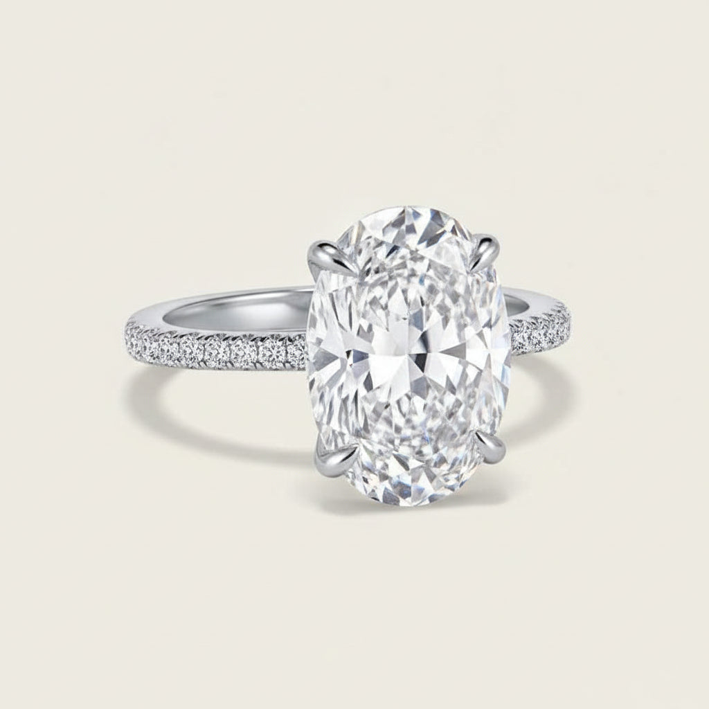 Alessia 5ct Sterling Silver Womens Ring - Solitaire Shine Velanci