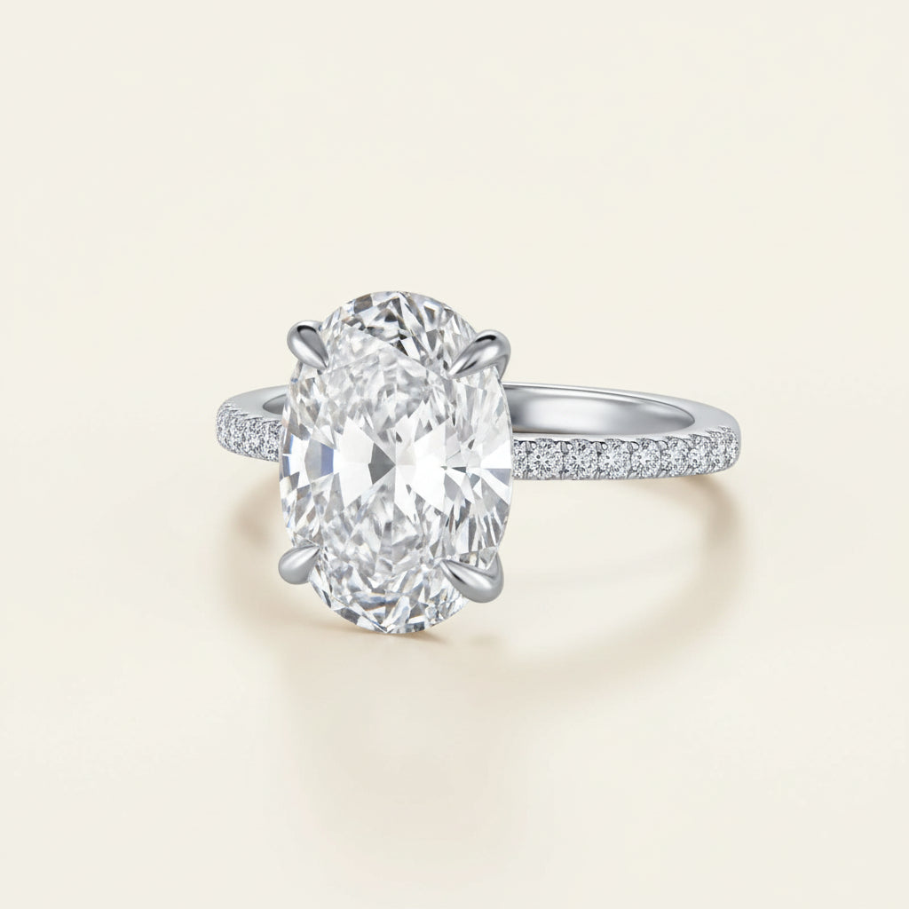 Alessia 5ct Sterling Silver Womens Ring - Solitaire Shine Velanci
