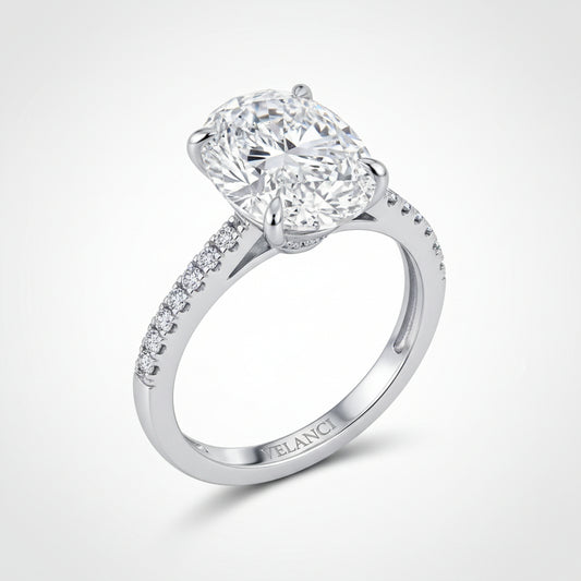 Alessia 5ct Sterling Silver Womens Ring - Solitaire Shine Velanci