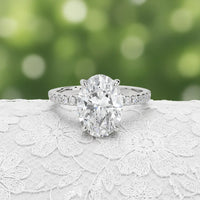 Sterling Silver Mini Oval Ring Alessia | womens rings Velanci
