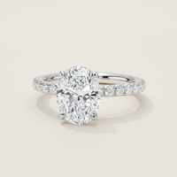 Bianca Sterling Silver Petite Solitaire Ring - Womens Ring Velanci