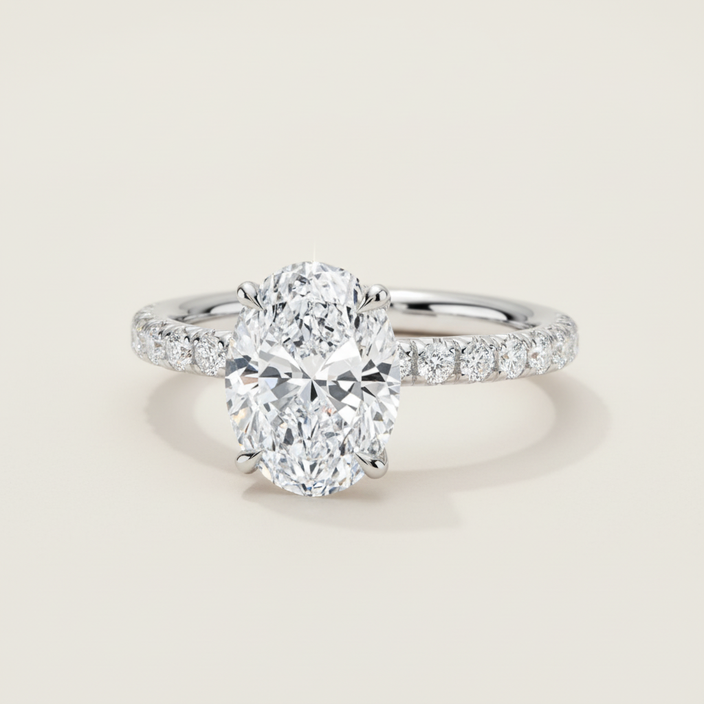 Bianca Sterling Silver Petite Solitaire Ring - Womens Ring Velanci