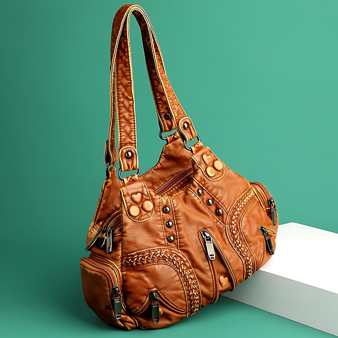 Gabriella Luxe Leather Shoulder Bag