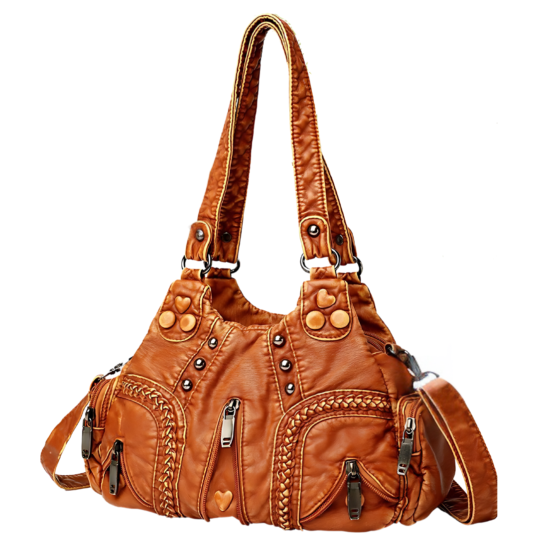 Gabriella Luxe Leather Shoulder Bag