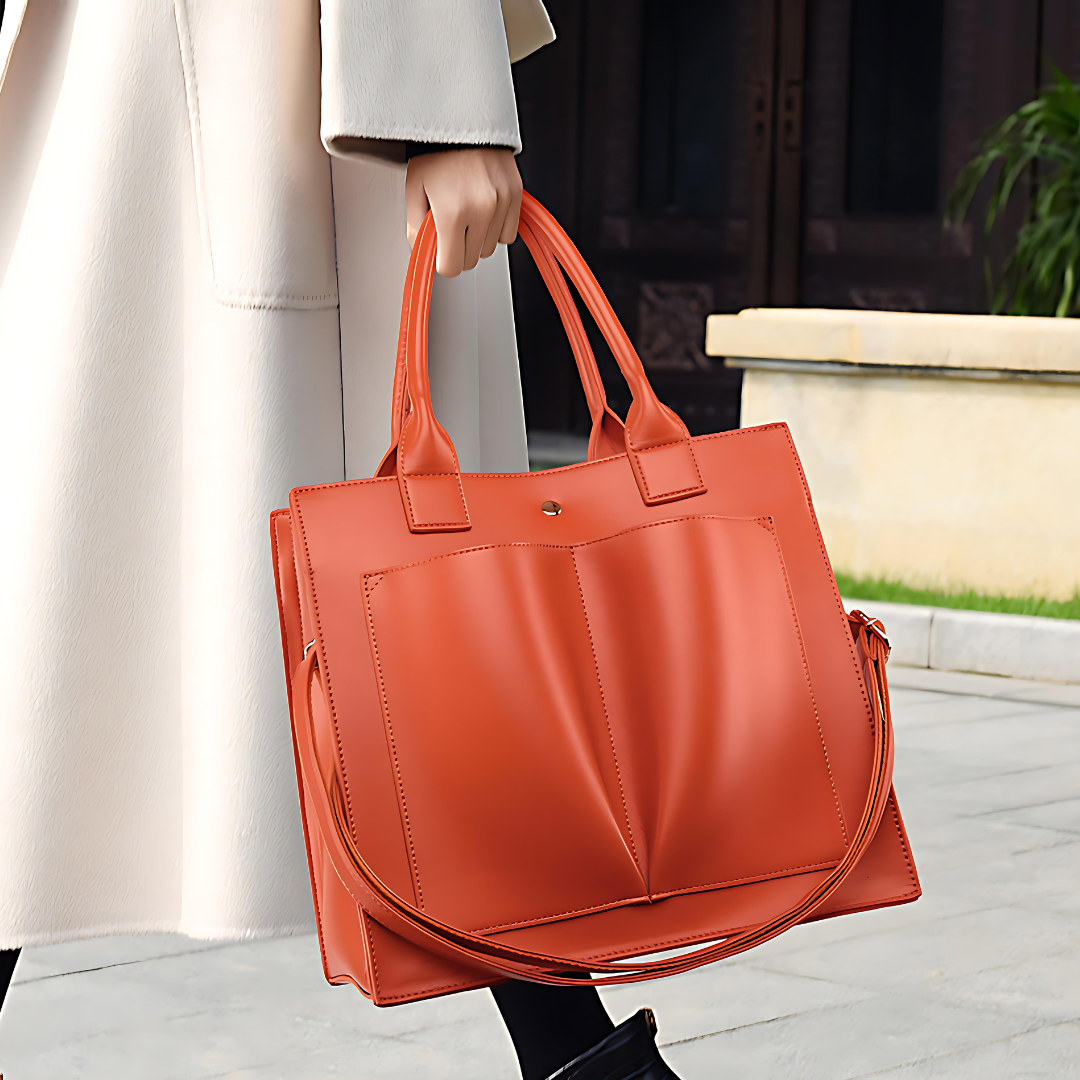 Velanci Allegra Handbag: Timeless Elegance in Leather
