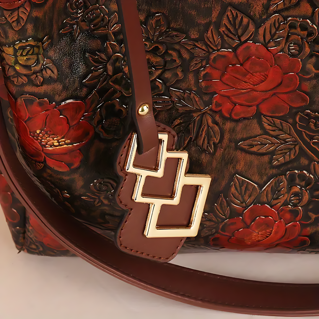 Velanci Martina Luxe Leather Tote Bag