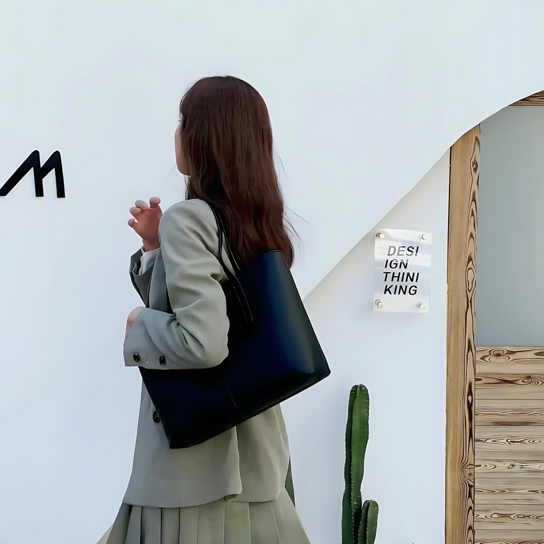 Emilia Luxe Leather Shoulder Bag