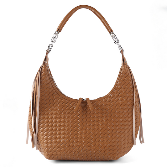 Sienna Luxe Leather Shoulder Bag