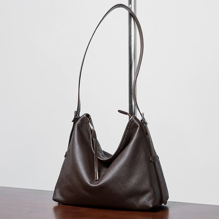 High-End Retro Genuine Leather Shoulder Bag for Women