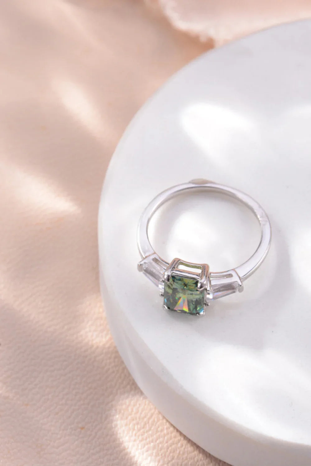 2 Carat Moissanite Ring Isabella - Bezel-Set Sparkle Women's Ring Velanci