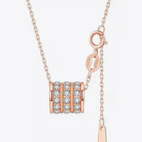 Minimalist Moissanite Sterling Silver Necklace Everyday Wear Velanci