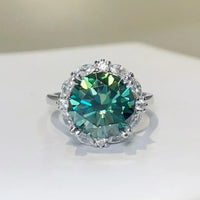 Ring Giovanna - 5 Carat Moissanite Sterling Silver Women's Ring Velanci