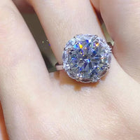 5 Carat Moissanite Sterling Ring Amelia - Coastal Shine Women's Ring Velanci