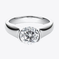 Ring Alessia - 2 Carat Moissanite, Platinum-Plated Women's Ring Velanci